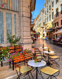 Corfu-Old-Town-Tables